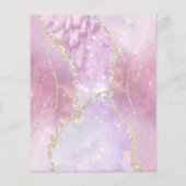 Prospectus 11,4 Cm X 14,2 Cm faux pearlescent effet salon de beauté (Dos)