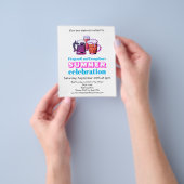 Prospectus 11,4 Cm X 14,2 Cm Fête d'été (main)