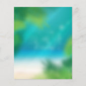 Prospectus 11,4 Cm X 14,2 Cm Fête d'été à la plage (Dos)