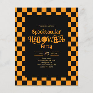 Prospectus 11,4 Cm X 14,2 Cm Fête d'Halloween rétro Spooktacular pas chère