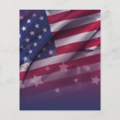 Prospectus 11,4 Cm X 14,2 Cm Fête du drapeau américain personnalisé (Dos)