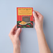 Prospectus 11,4 Cm X 14,2 Cm Filtre d'annonce Chili Cook Off (main)