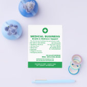 Prospectus 11,4 Cm X 14,2 Cm First Aid Symbol, General Practitioner, Nurse (Simple)