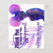 Prospectus 11,4 Cm X 14,2 Cm Flyer carte de remerciements (Devant)