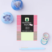 Prospectus 11,4 Cm X 14,2 Cm Flyer de Noël moderne (Simple)