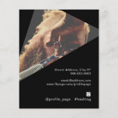 Prospectus 11,4 Cm X 14,2 Cm Flyer d'image géométrique moderne (Dos)