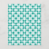 Prospectus 11,4 Cm X 14,2 Cm Flyer d'invitation à la menthe (Devant)