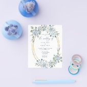 Prospectus 11,4 Cm X 14,2 Cm Flyer Faire-part de mariage budgétaire (Simple)