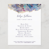 Prospectus 11,4 Cm X 14,2 Cm Flyer opal foncé (Devant)