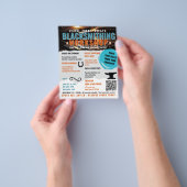 Prospectus 11,4 Cm X 14,2 Cm Flyer petit atelier de forge  (main)