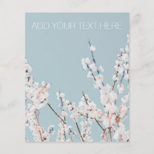 PROSPECTUS 11,4 CM X 14,2 CM FLYER : PLUM BLOSSOM