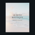 Prospectus 11,4 Cm X 14,2 Cm Flyer promotionnel Simple Beach Photo Business<br><div class="desc">Ajoutez votre nom d'entreprise à cette photo élégante de scène de plage. Un choix parfait pour un business qui s'adapte à la mode pour la plage et au-delà. Vos clients aimeront la simplicité de ceci avec seulement votre nom d'entreprise et slogan. Au contraire, modifiez le texte pour expliquer votre événement...</div>