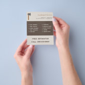 Prospectus 11,4 Cm X 14,2 Cm Flyer Services Lumberjack (main)