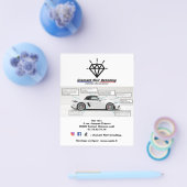 Prospectus 11,4 Cm X 14,2 Cm Flyers Diamant Noir Détail MARK 1 (Simple)