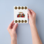 Prospectus 11,4 Cm X 14,2 Cm Flyers Jésus (main)