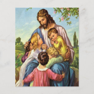 Prospectus 11,4 Cm X 14,2 Cm Flyers Jésus