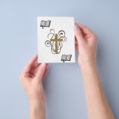 Prospectus 11,4 Cm X 14,2 Cm Flyers Jésus (main)