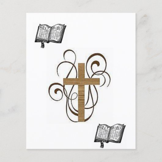 Prospectus 11,4 Cm X 14,2 Cm Flyers Jésus (Devant)