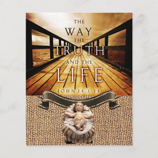 Prospectus 11,4 Cm X 14,2 Cm Flyers Jésus Christ (Devant)