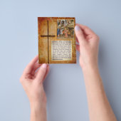 Prospectus 11,4 Cm X 14,2 Cm Flyers Jésus Christ (main)