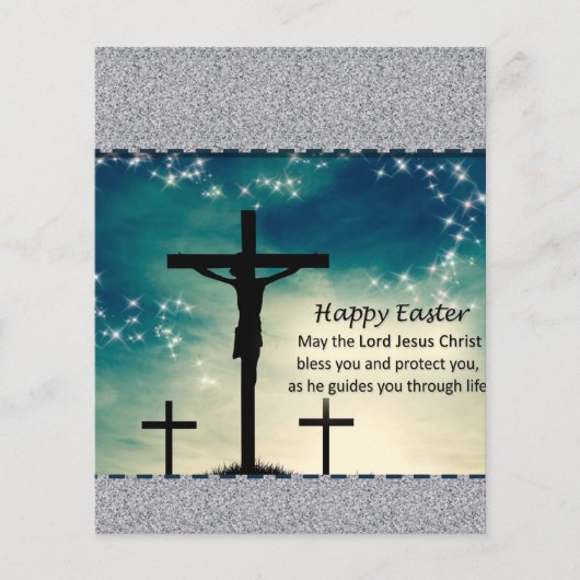 Prospectus 11,4 Cm X 14,2 Cm Flyers Jésus Christ (Devant)