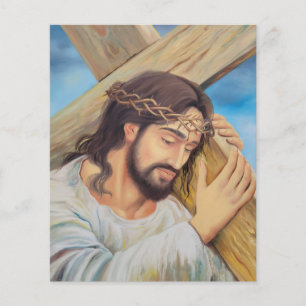 Prospectus 11,4 Cm X 14,2 Cm Foi chrétienne Jésus Christ