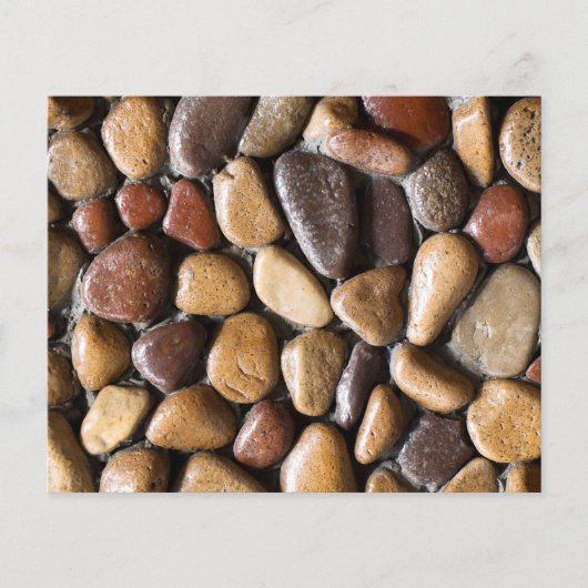 Prospectus 11,4 Cm X 14,2 Cm Fond de galets (Devant)