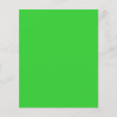 Prospectus 11,4 Cm X 14,2 Cm Fond uni vert citron vide (Dos)