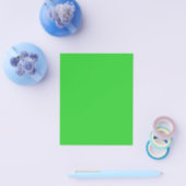 Prospectus 11,4 Cm X 14,2 Cm Fond uni vert citron vide (Simple)