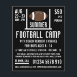 Prospectus 11,4 Cm X 14,2 Cm Football américain et football de but Camp de la p<br><div class="desc">American Football & Goal,  Football Camp Flyers Publicitaires De Camp De Football Par Le Magasin Carte de visite.</div>