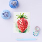 Prospectus 11,4 Cm X 14,2 Cm Fraise vive (Simple)
