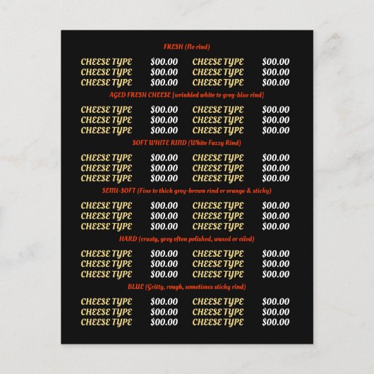 Prospectus 11,4 Cm X 14,2 Cm Fromage, Cheesemonger Publicité (Dos)