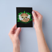 Prospectus 11,4 Cm X 14,2 Cm Fumer les mauvaises herbes Stoned Sloth (main)