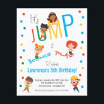 Prospectus 11,4 Cm X 14,2 Cm Fun pas cher Trampoline Park Jump Kids Party Anniv<br><div class="desc">Personnalisez votre extraordinaire Jump Fun Jump Bounce Jouer à Trampoline Park Kids Party Colorful Birthday Invitation avec le nom/âge de votre enfant et surprenez la famille et les amis! C'est l'option la moins chère pour ce design, imprimé sur papier de prospectus. Si vous avez besoin d'aide, n'hésitez pas à nous...</div>