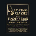 Prospectus 11,4 Cm X 14,2 Cm Gants de boxe Noir & Or, Classe de boxe Advert<br><div class="desc">Gants De Boxe Noir & Or,  Classe De Boxe Advert Flyers Par Le Magasin Carte de visite.</div>