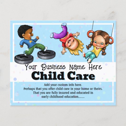 Prospectus 11,4 Cm X 14,2 Cm Garde d'enfants Camp d'été après l'école (Devant)