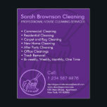 Prospectus 11,4 Cm X 14,2 Cm Gardien de la maison de nettoyage minimal pourpre<br><div class="desc">Gardien de la maison de nettoyage minimal pourpre</div>