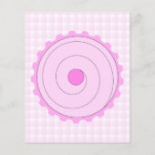 Prospectus 11,4 Cm X 14,2 Cm Gâteau rose. (Dos)