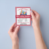 PROSPECTUS 11,4 CM X 14,2 CM GLACIÈRE RAFFLE FUNDRAISER (main)