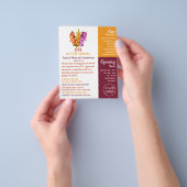 Prospectus 11,4 Cm X 14,2 Cm Gladiolus Flowers, Maison funéraire, Directeurs (main)