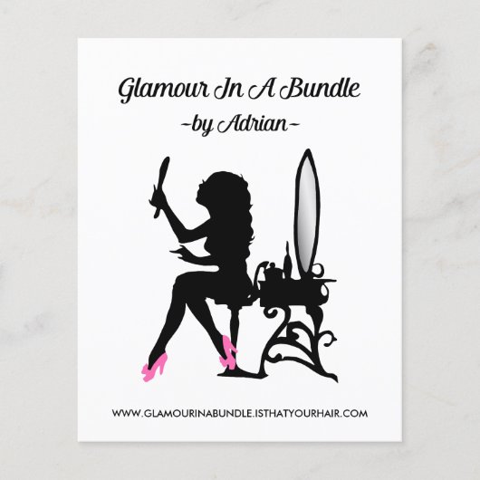 Prospectus 11,4 Cm X 14,2 Cm GlamourInABundle (Devant)