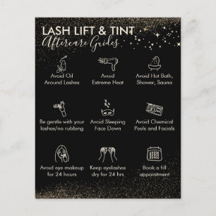 Prospectus 11,4 Cm X 14,2 Cm Gold Sparkt Lash Lift Tint Aftercare Budget