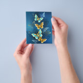 Prospectus 11,4 Cm X 14,2 Cm Golden butterflies (main)