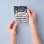Prospectus 11,4 Cm X 14,2 Cm Golden Stars Baby shower Bingo Jeu (main)