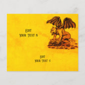 Prospectus 11,4 Cm X 14,2 Cm Golem Gargoyle (Dos)