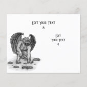 Prospectus 11,4 Cm X 14,2 Cm Golem Gargoyle (Dos)