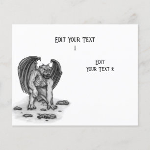 Prospectus 11,4 Cm X 14,2 Cm Golem Gargoyle