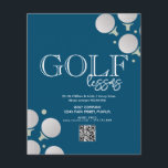 Prospectus 11,4 Cm X 14,2 Cm Golf Lessons Adult Children Business Flyers<br><div class="desc">Golf Flyers for Promotional Events</div>