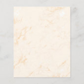 Prospectus 11,4 Cm X 14,2 Cm Graduation partie pampas rose invitation budgétair (Dos)