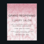 Prospectus 11,4 Cm X 14,2 Cm Grand Réouverture Salon de Parties scintillant en<br><div class="desc">Girly Marble Blush Pink Ombre Marbre et Étincelle et Parties scintillant Grand Réouverture Glam Luxury Hair Salon, Beauty Store, Eyelashes, Nails, Maquillage, Microblading, Hair Stylist, Lashes, Hair Stylist ou Make Up Artist Business Flyer sur mesure ajoutez votre nom d'entreprise et votre adresse de retour. Ce design simple, moderne et élégant...</div>